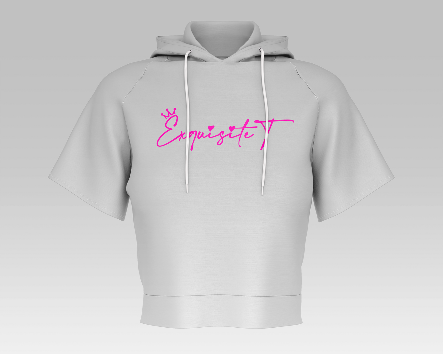 Exquisite T Crop Hoodie